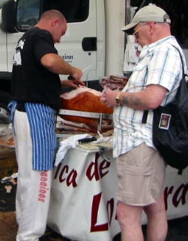 Playa Flamenca street market