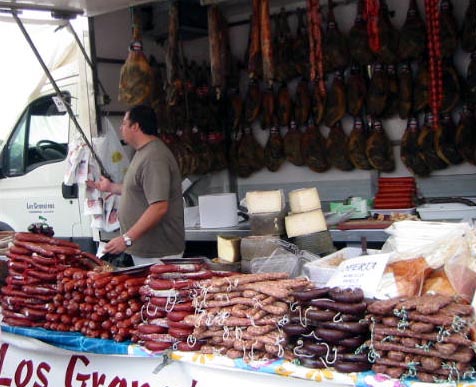 Playa Flamenca street market