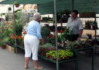 Playa Flamenca street market