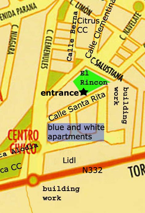 map El Rincon
