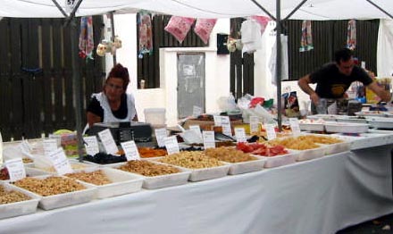 Playa Flamenca street market